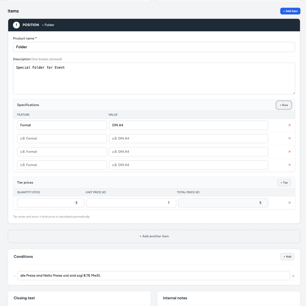Produktionssteuerung Auftragstasche